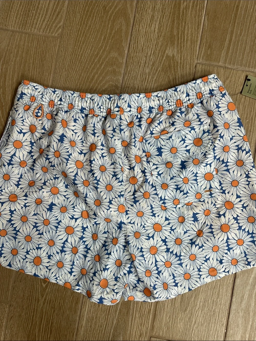 Goodfellow Daisy Print Swim Trunks NWT